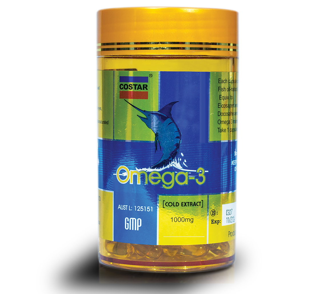 Costar Omega-3 Marine Fish Oil 1000mg